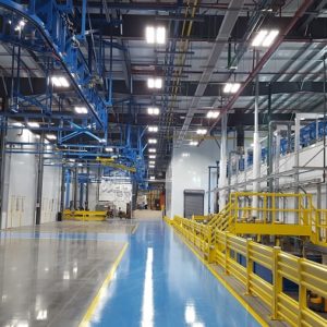 Boom Truck Component Finishing Line-IntelliTrak 1500 Series Overhead Conveyor