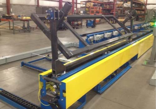 Automotive Gas Tank Fabrication Line - IntelliTrak 1500i Series Inverted Conveyor