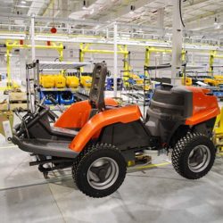 Lawn Mower Assembly Line - IntelliTrak 500 Series Overhead Conveyor
