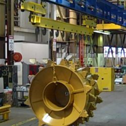 Wheel Loader Finishing Line - IntelliTrak 3500 Series Overhead Conveyor