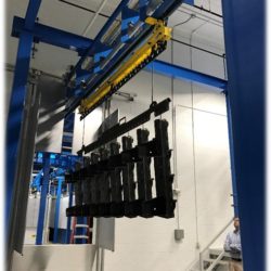 Custom Fabricated Component Finishing Line - IntelliTrak 1500 Series Overhead Conveyor