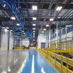 Boom Truck Components Finishing Line Boom Truck Components Finishing Line - IntelliTrak 1500 Series Overhead Conveyor