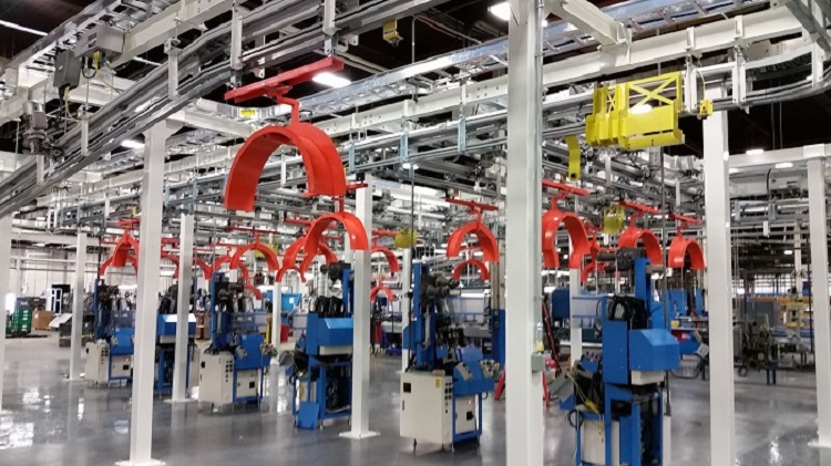 Automotive Gasket and Seal Assembly Line - IntelliTrak 500 Series Overhead Conveyor