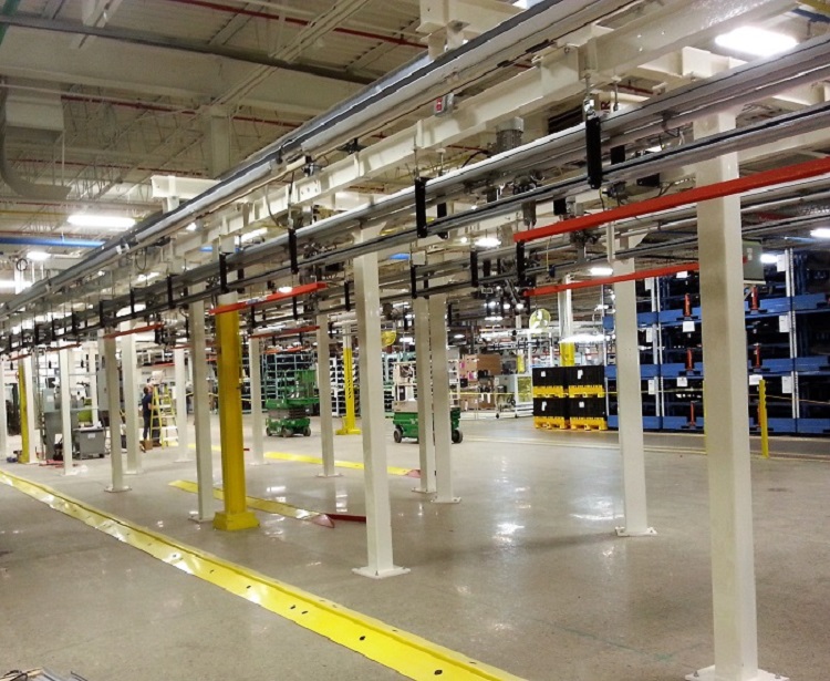 Automotive Instrument Panel Assembly Line - IntelliTrak 500 Series Overhead Conveyor