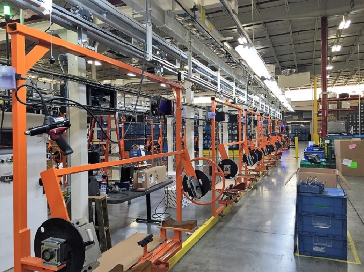 Automotive Instrument Panel Assembly Line - IntelliTrak 500 Series Overhead Conveyor