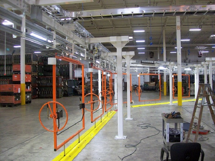 Automotive Instrument Panel Assembly Line - IntelliTrak 500 Series Overhead Conveyor