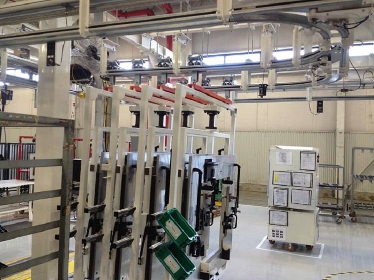 Automotive Radiator Assembly Line - IntelliTrak 500 Series Overhead Conveyor