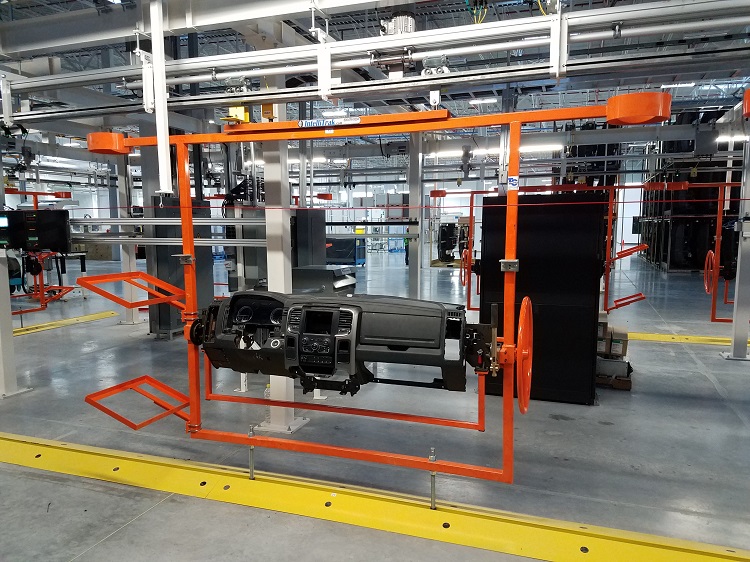 Automotive Instrument Panel Assembly - IntelliTrak 500 Series Overhead Conveyor