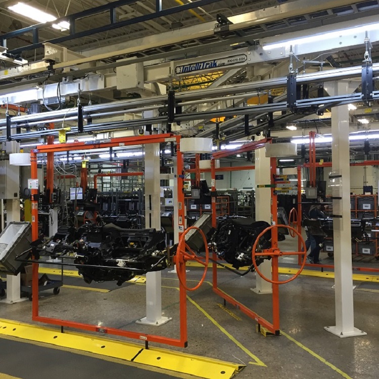 Automotive Instrument Panel Assembly Line - IntelliTrak 500 Series Overhead Conveyor