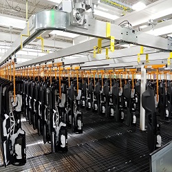Automotive Instrument Panel Storage and Retrieval - IntelliTrak 150 Series Overhead Conveyor