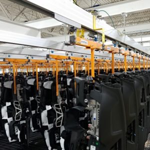 Automotive Instrument Panel Storage & Retrieval - IntelliTrak 150 Series Overhead Conveyor