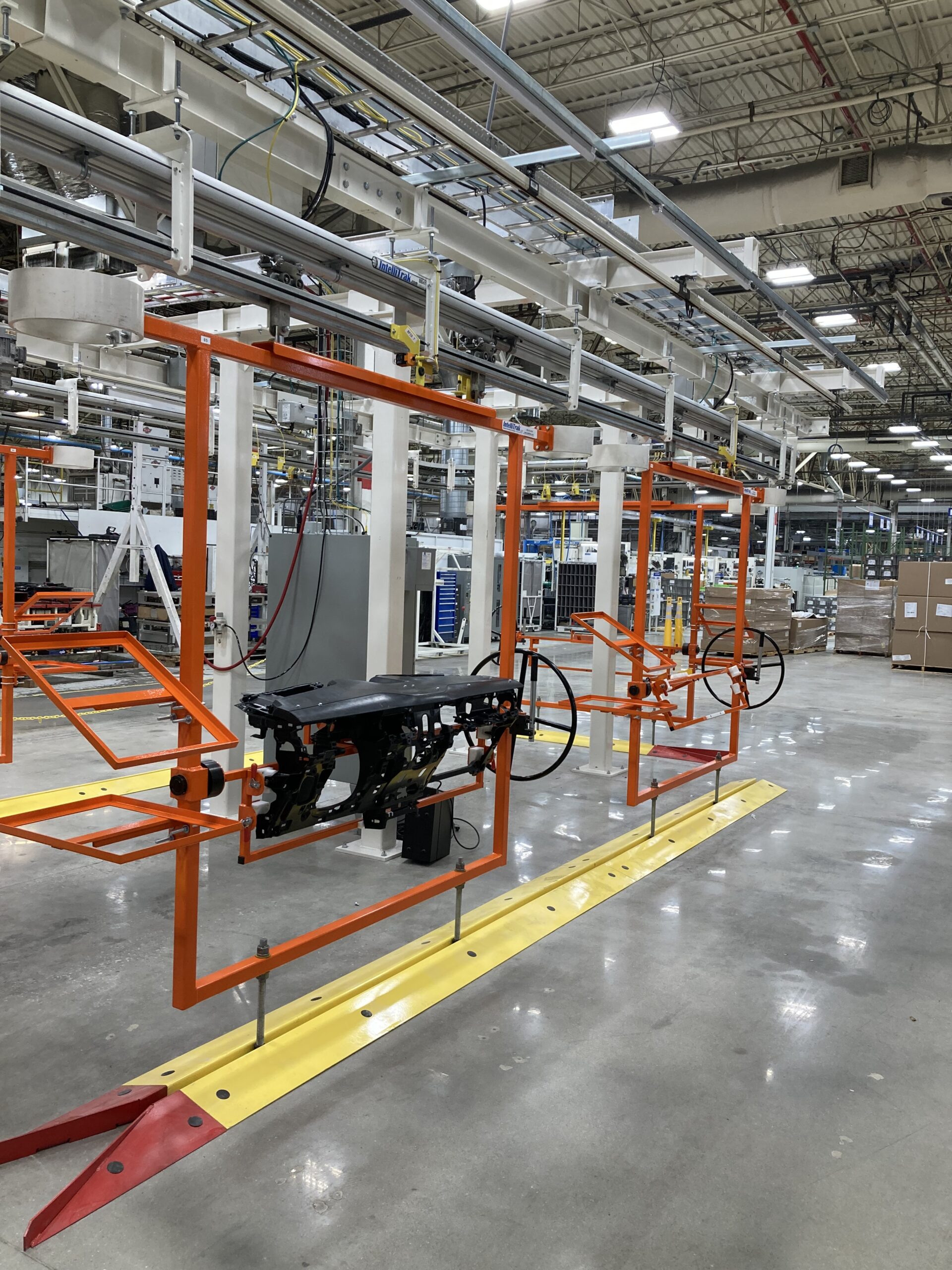 Automotive Instrument Panel Assembly Line - Volvo - IntelliTrak 500 Series Overhead Conveyor