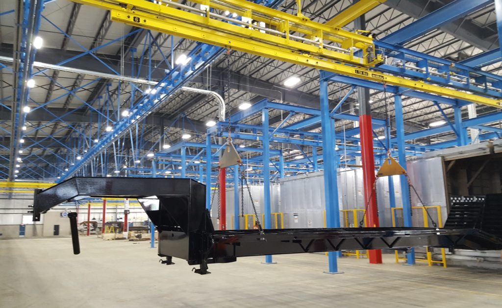 IntelliTrak 3500 Overhead Conveyor Finishing System - Load Trail