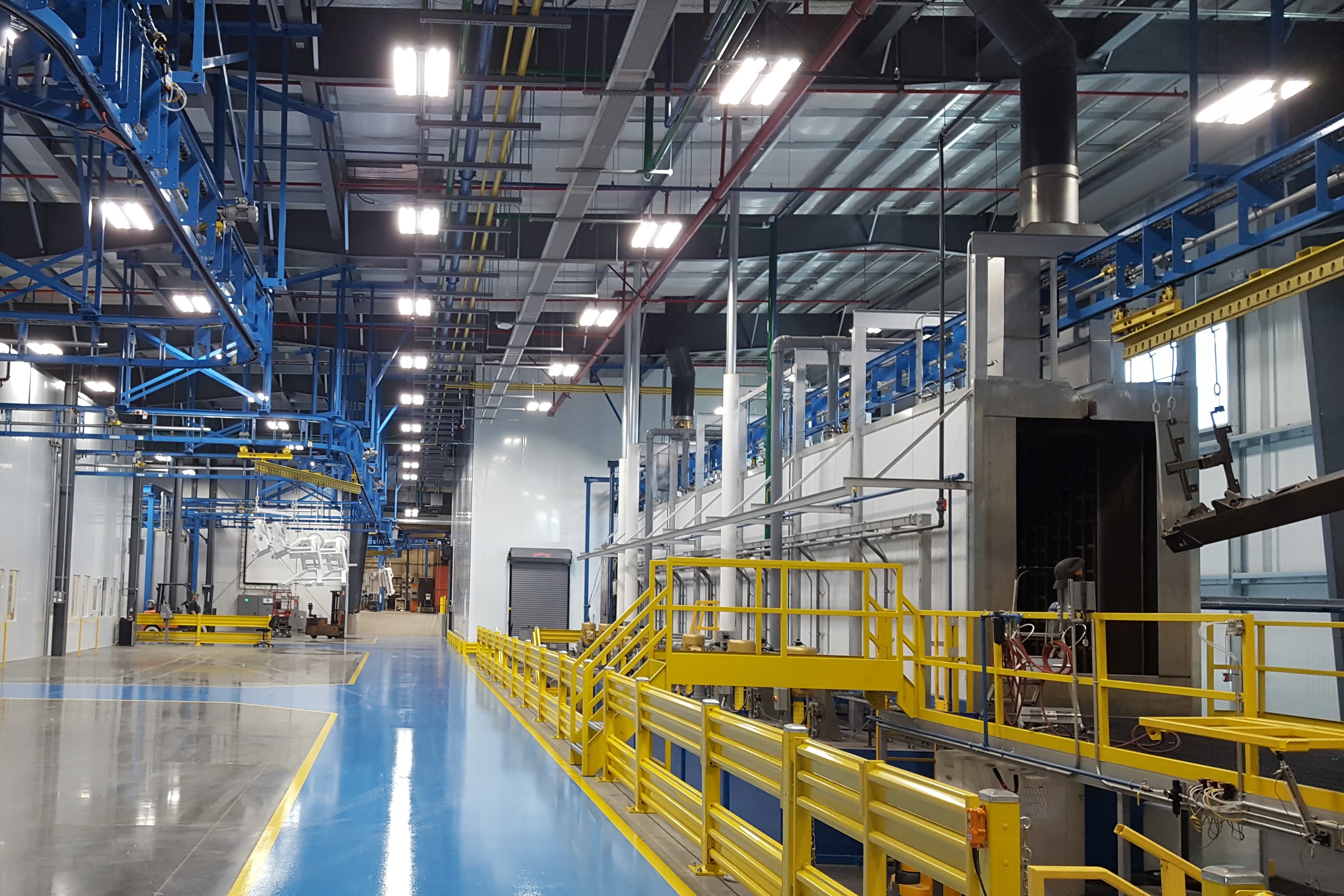 IntelliTrak 1500 Series Overhead Conveyor Finishing System for Altec Elizabethtown